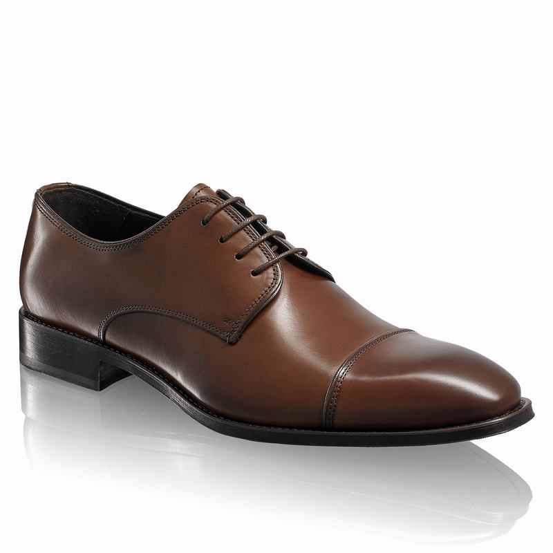 Russell And Bromley Spectrum Derby Schuhe Herre Brune | DZP469FP