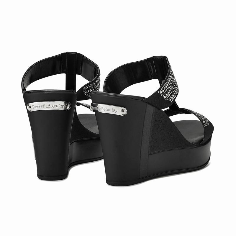Russell And Bromley Stellamid Kilehæl Sandaler Dame Sort | TTK1989UU