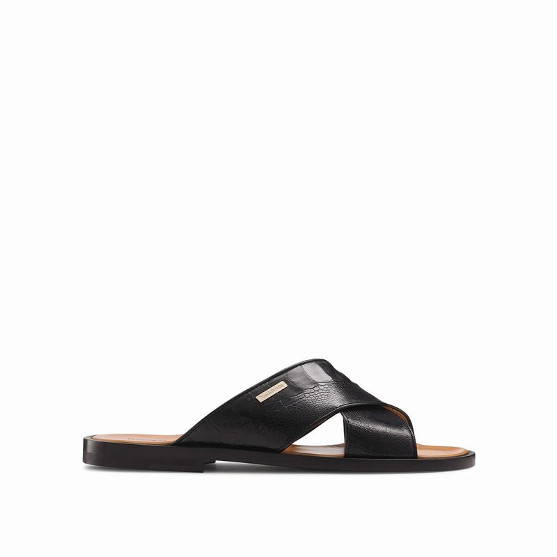 Russell And Bromley Taranto Sandaler Herre Sort | PYT471TD
