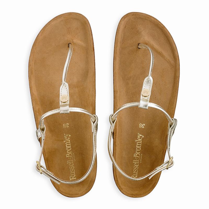 Russell And Bromley Teebird Sandaler Dame Metallic | BJV1750OQ