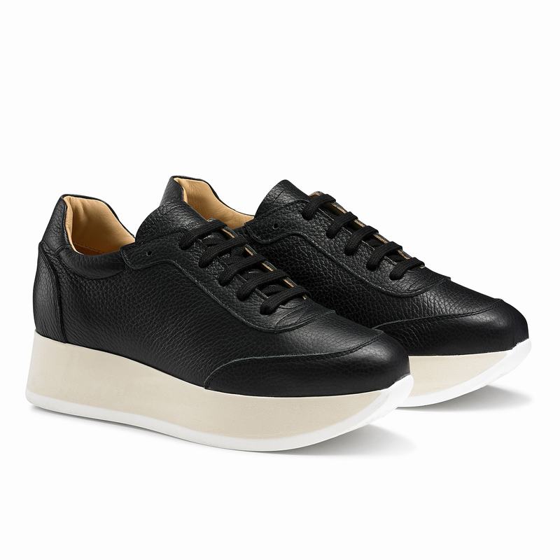 Russell And Bromley Throwback Platform Sneakers Dame Sort | RGW1730ZL