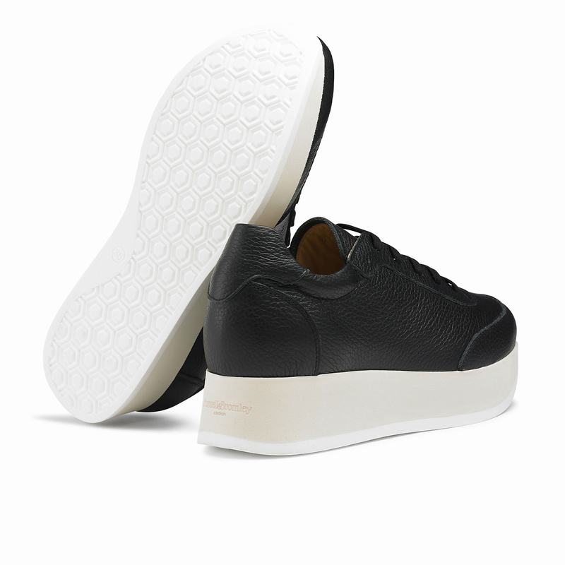 Russell And Bromley Throwback Platform Sneakers Dame Sort | RGW1730ZL