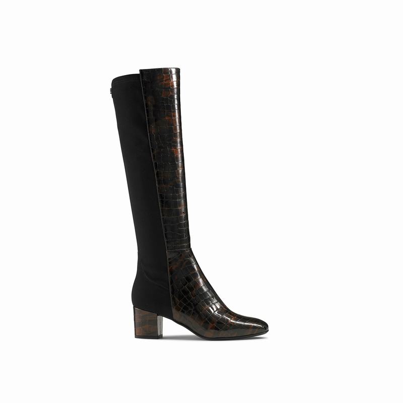 Russell And Bromley Trinni Knæhøje Støvler Dame Brune | MSL3461PR