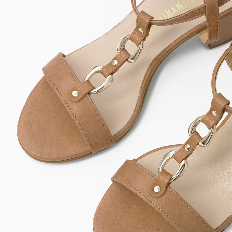 Russell And Bromley Triumph Sandaler med Hæl Dame Brune | SJY8050OE