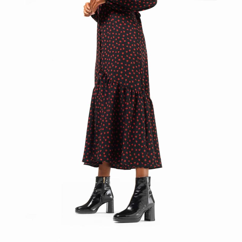 Russell And Bromley Twiggy Ankelstøvler Dame Sort | AKW3867SZ