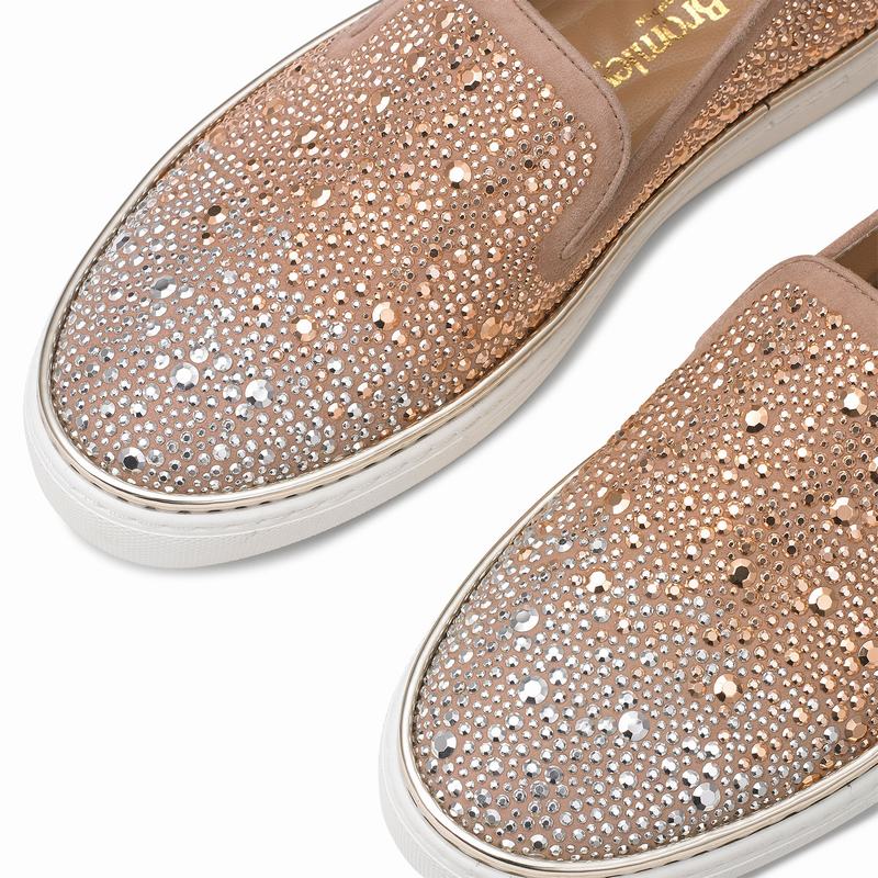 Russell And Bromley Twinkletoe Slip On Sneakers Dame Lyserød | NON843RN