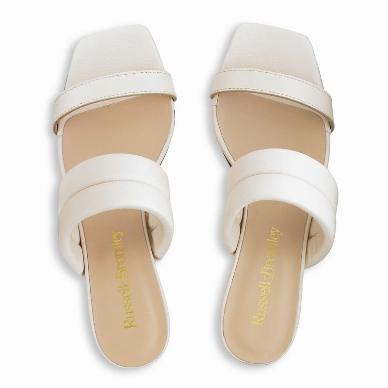 Russell And Bromley Two Step Sandaler med Hæl Dame Hvide Hvide | LIR7171TP
