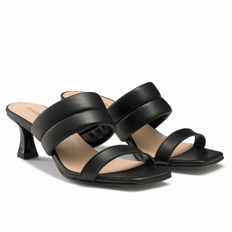 Russell And Bromley Two Step Sandaler med Hæl Dame Sort | YNE1298BU