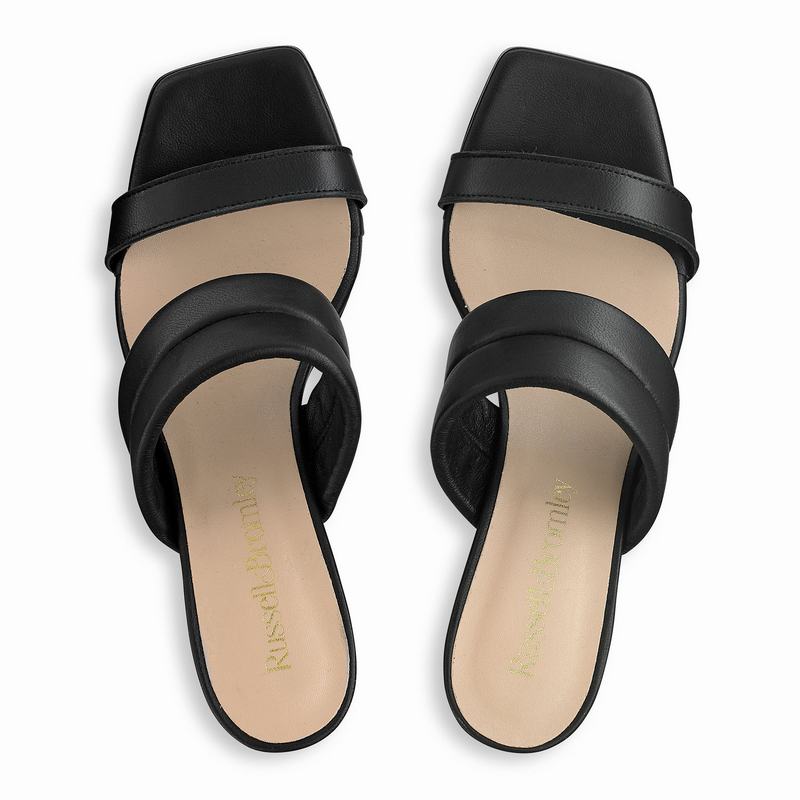 Russell And Bromley Two Step Sandaler med Hæl Dame Sort | YNE1298BU