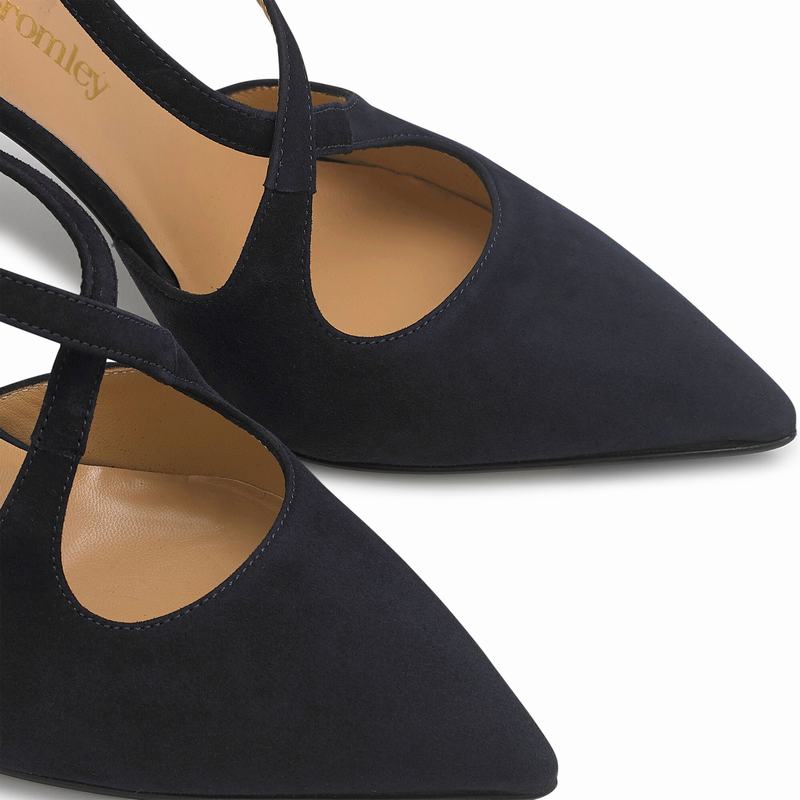 Russell And Bromley Xtra Hi Pumps Dame Blå | IZE7043MQ