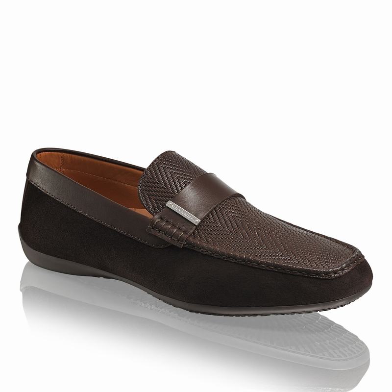Russell And Bromley Yoga Mokkasiner Herre Brune | VQT9352OE
