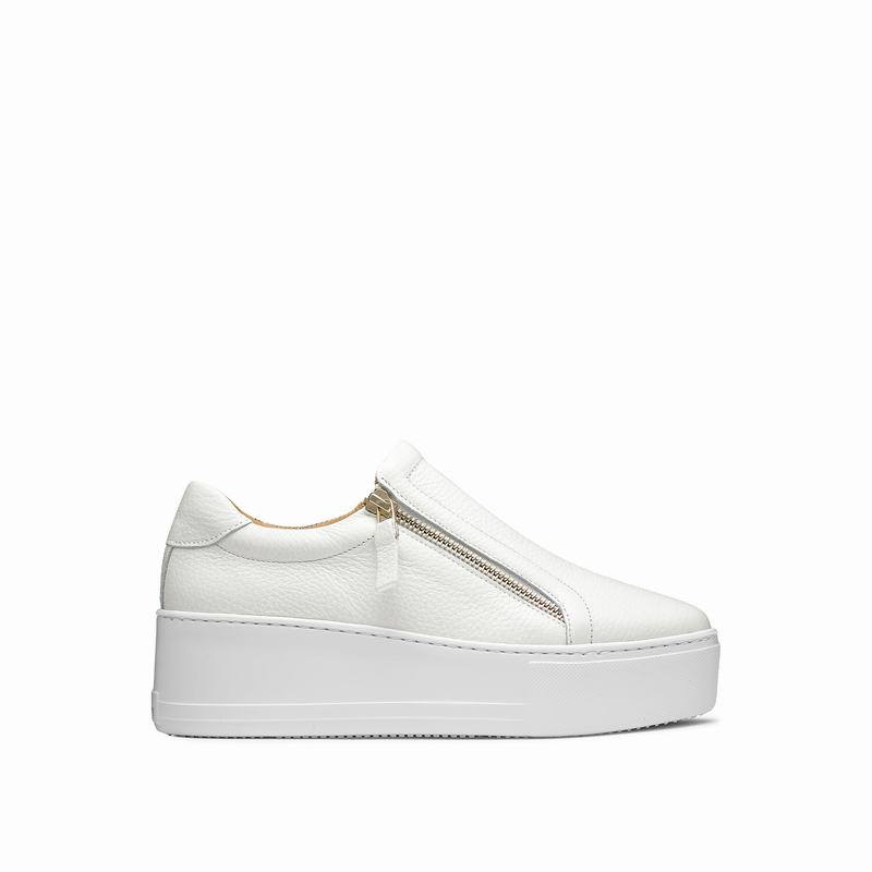 Russell And Bromley Doublepark Platform Sneakers Dame Hvide | HWK5424QW