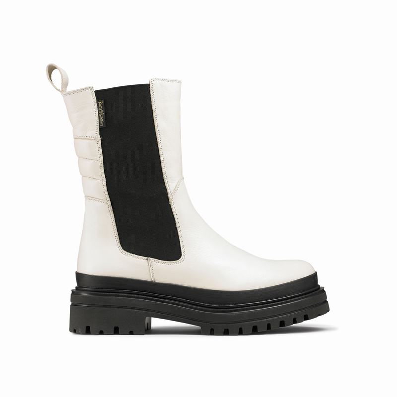 Russell And Bromley Highway Chelsea Støvler Dame Hvide | SPW397TC