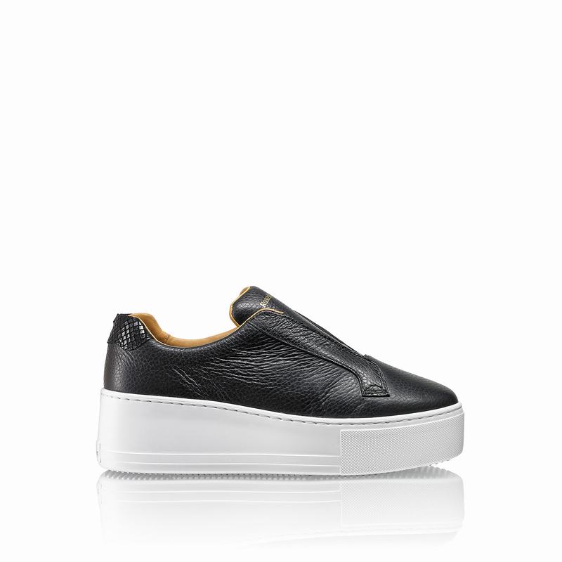 Russell And Bromley Park Up Platform Sneakers Dame Sort | MNS218AX