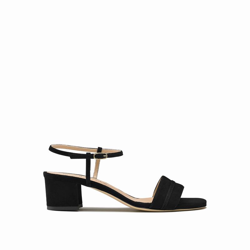 Russell And Bromley Superblock Sandaler med Hæl Dame Sort | GDW7539CM